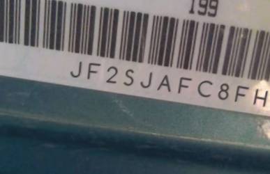 VIN prefix JF2SJAFC8FH8