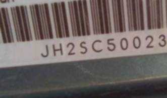 VIN prefix JH2SC50023M1