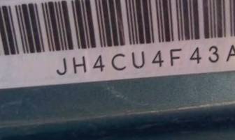 VIN prefix JH4CU4F43AC0