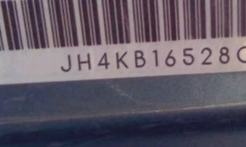 VIN prefix JH4KB16528C0