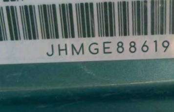 VIN prefix JHMGE88619C0