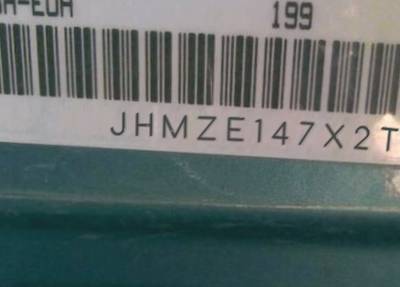 VIN prefix JHMZE147X2T0
