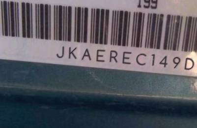VIN prefix JKAEREC149DA