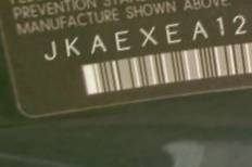 VIN prefix JKAEXEA127A0