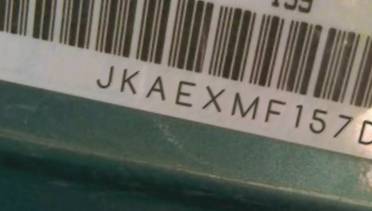 VIN prefix JKAEXMF157DA