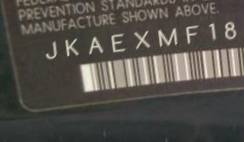 VIN prefix JKAEXMF183A0