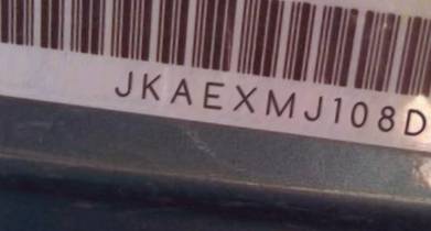 VIN prefix JKAEXMJ108DA