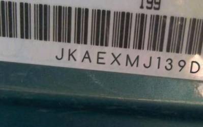 VIN prefix JKAEXMJ139DA
