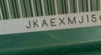 VIN prefix JKAEXMJ15CDA