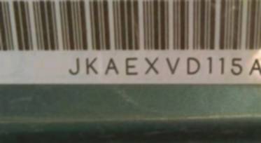 VIN prefix JKAEXVD115A0