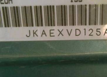 VIN prefix JKAEXVD125A0