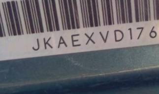 VIN prefix JKAEXVD176A0