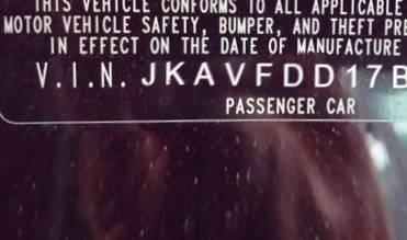 VIN prefix JKAVFDD17BB5