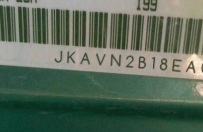 VIN prefix JKAVN2B18EA0