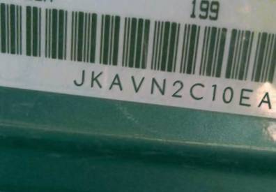 VIN prefix JKAVN2C10EA0