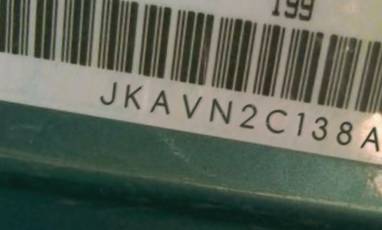 VIN prefix JKAVN2C138A0