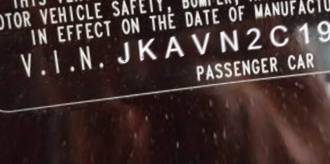 VIN prefix JKAVN2C19DA0