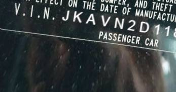 VIN prefix JKAVN2D118A0