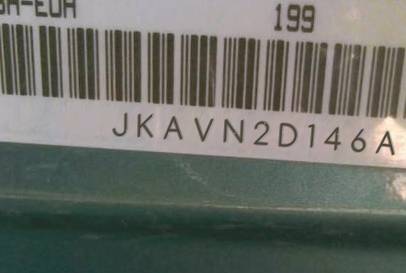VIN prefix JKAVN2D146A0