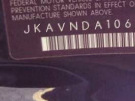 VIN prefix JKAVNDA106B5