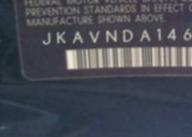 VIN prefix JKAVNDA146B5
