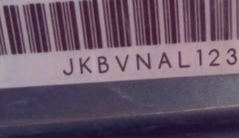 VIN prefix JKBVNAL123A0