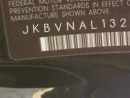 VIN prefix JKBVNAL132A0