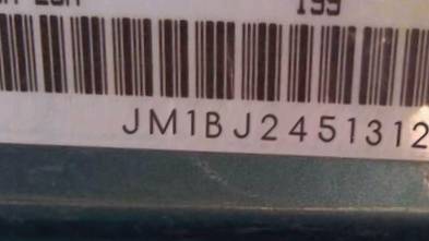 VIN prefix JM1BJ2451312