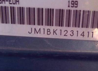 VIN prefix JM1BK1231411