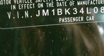 VIN prefix JM1BK34L0818