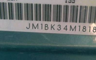 VIN prefix JM1BK34M1818