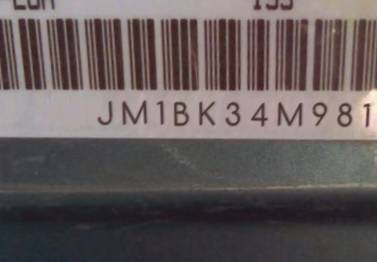 VIN prefix JM1BK34M9818