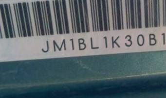 VIN prefix JM1BL1K30B13
