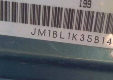 VIN prefix JM1BL1K35B14