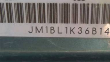 VIN prefix JM1BL1K36B14
