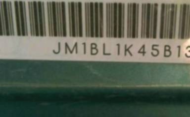 VIN prefix JM1BL1K45B13
