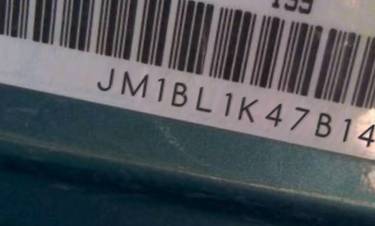 VIN prefix JM1BL1K47B14