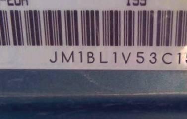 VIN prefix JM1BL1V53C15