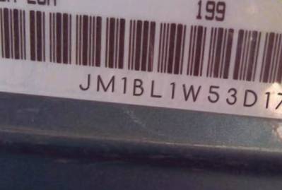 VIN prefix JM1BL1W53D17