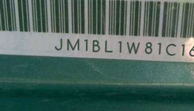 VIN prefix JM1BL1W81C16