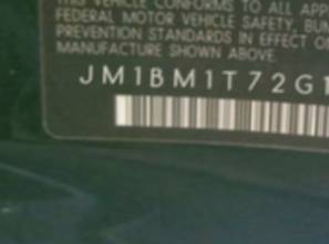 VIN prefix JM1BM1T72G13
