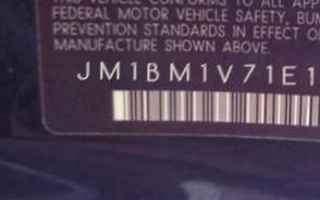 VIN prefix JM1BM1V71E12