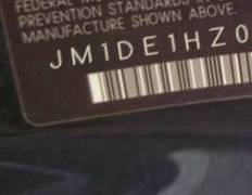 VIN prefix JM1DE1HZ0B01