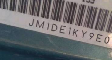VIN prefix JM1DE1KY9E01