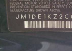 VIN prefix JM1DE1KZ2C01