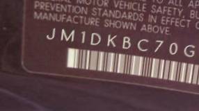 VIN prefix JM1DKBC70G01