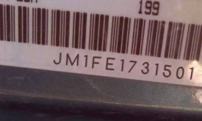 VIN prefix JM1FE1731501