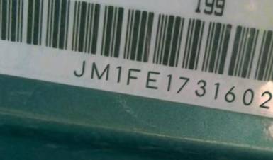 VIN prefix JM1FE1731602