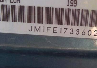 VIN prefix JM1FE1733602