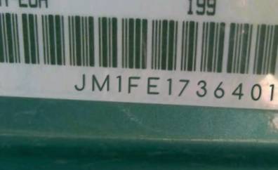 VIN prefix JM1FE1736401